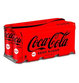 Coca Cola Zero 8 Pack 330ml (British)