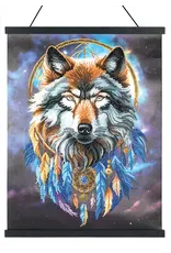 D.I.Y Crystal Art Kit Crystal Art Scroll Kit: Enchanted Wolf