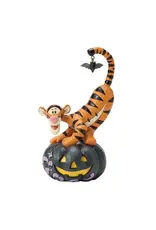 Tigger on Black Jack-o-Lantern Figure