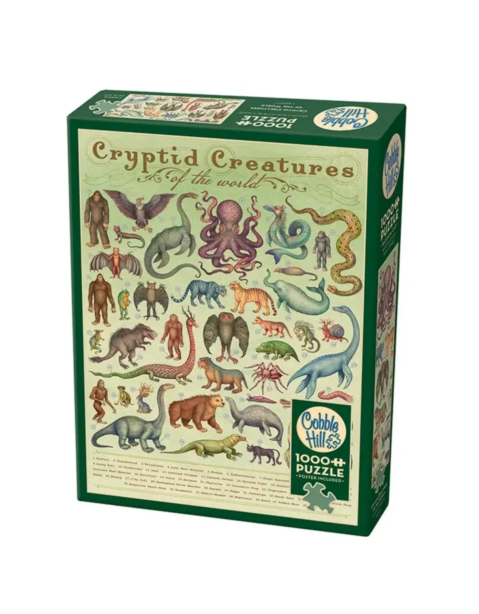 Cobble Hill Cryptid Creatures 1000pc