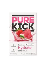 Pure Kick Strawberry Watermelon Energy Drink Mix 6ct Singles to Go