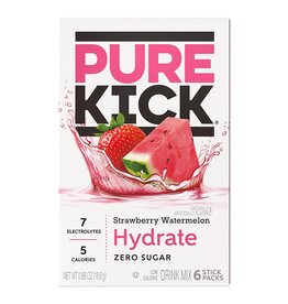 Pure Kick Strawberry Watermelon Energy Drink Mix 6ct Singles to Go