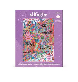 Villager Puzzles Pink Graffiti 250pc