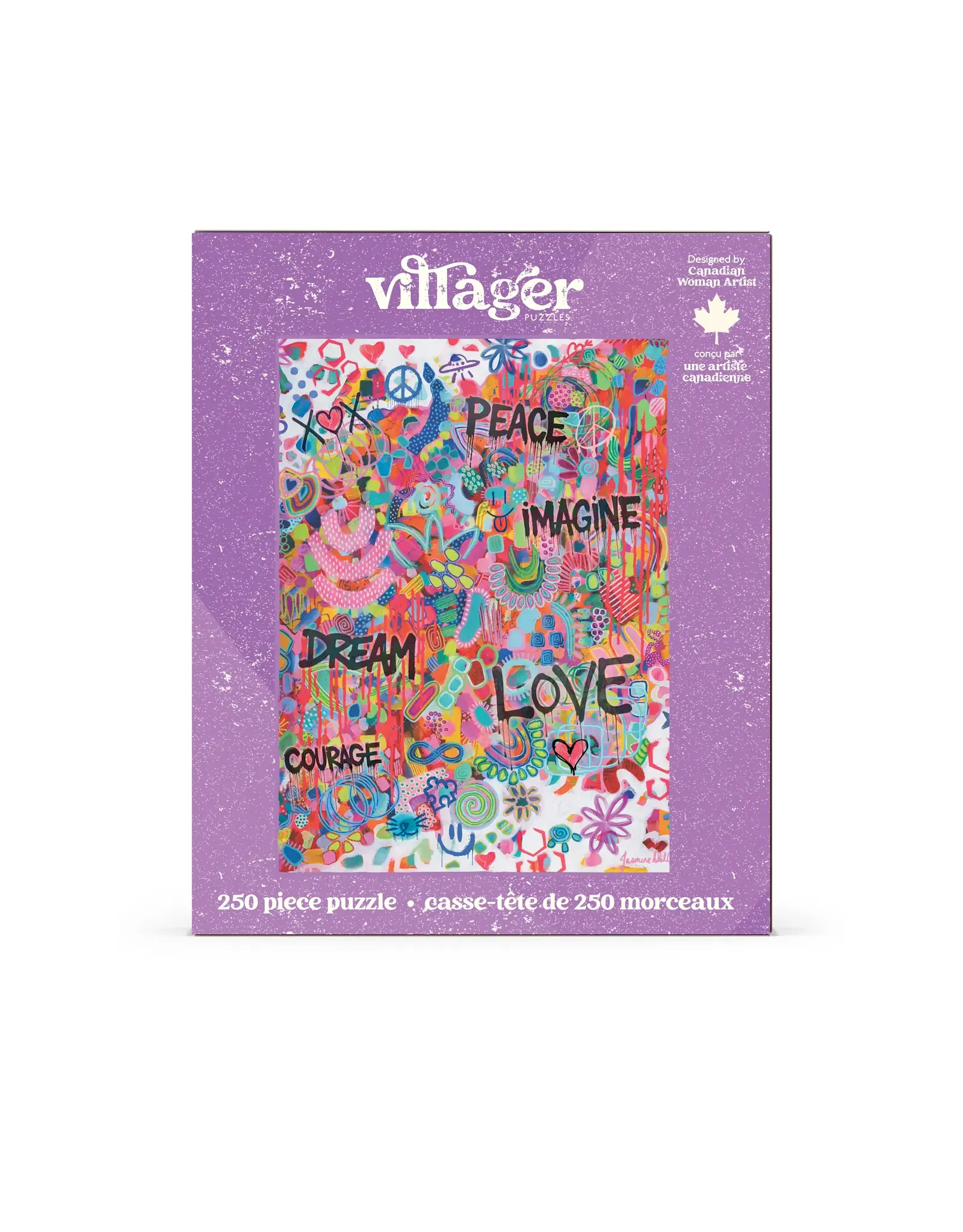 Villager Puzzles Pink Graffiti 250pc