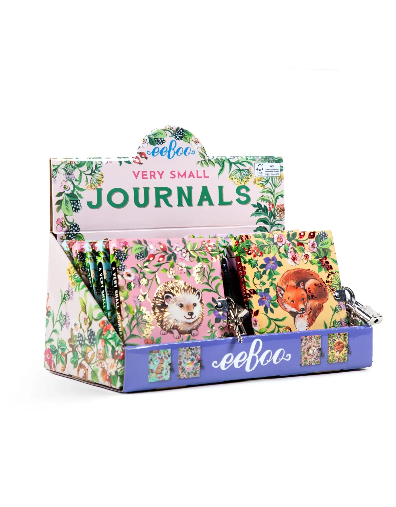 eeBoo Very Small Journal Meadow Assorted