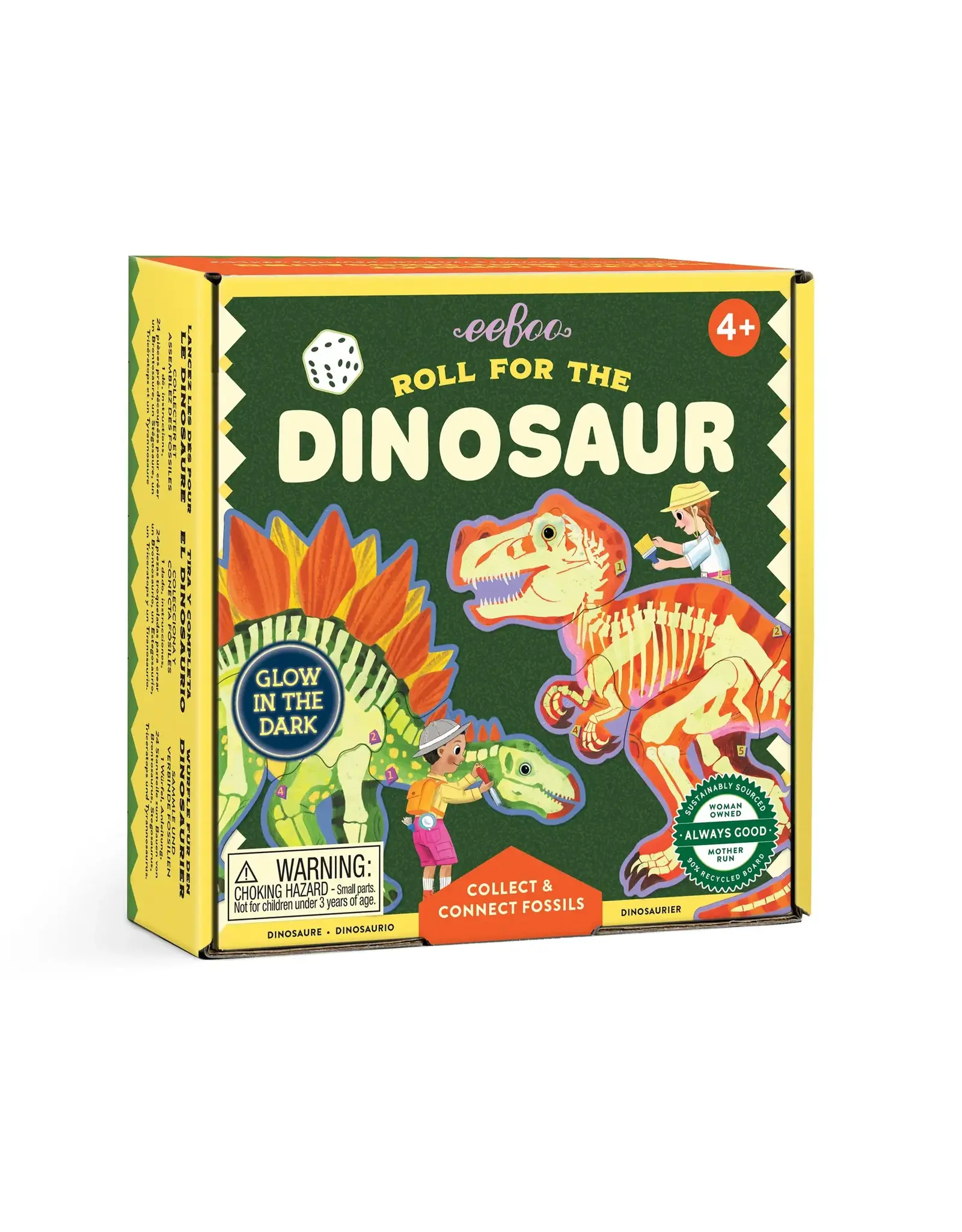 eeBoo Dinosaur Dice Game