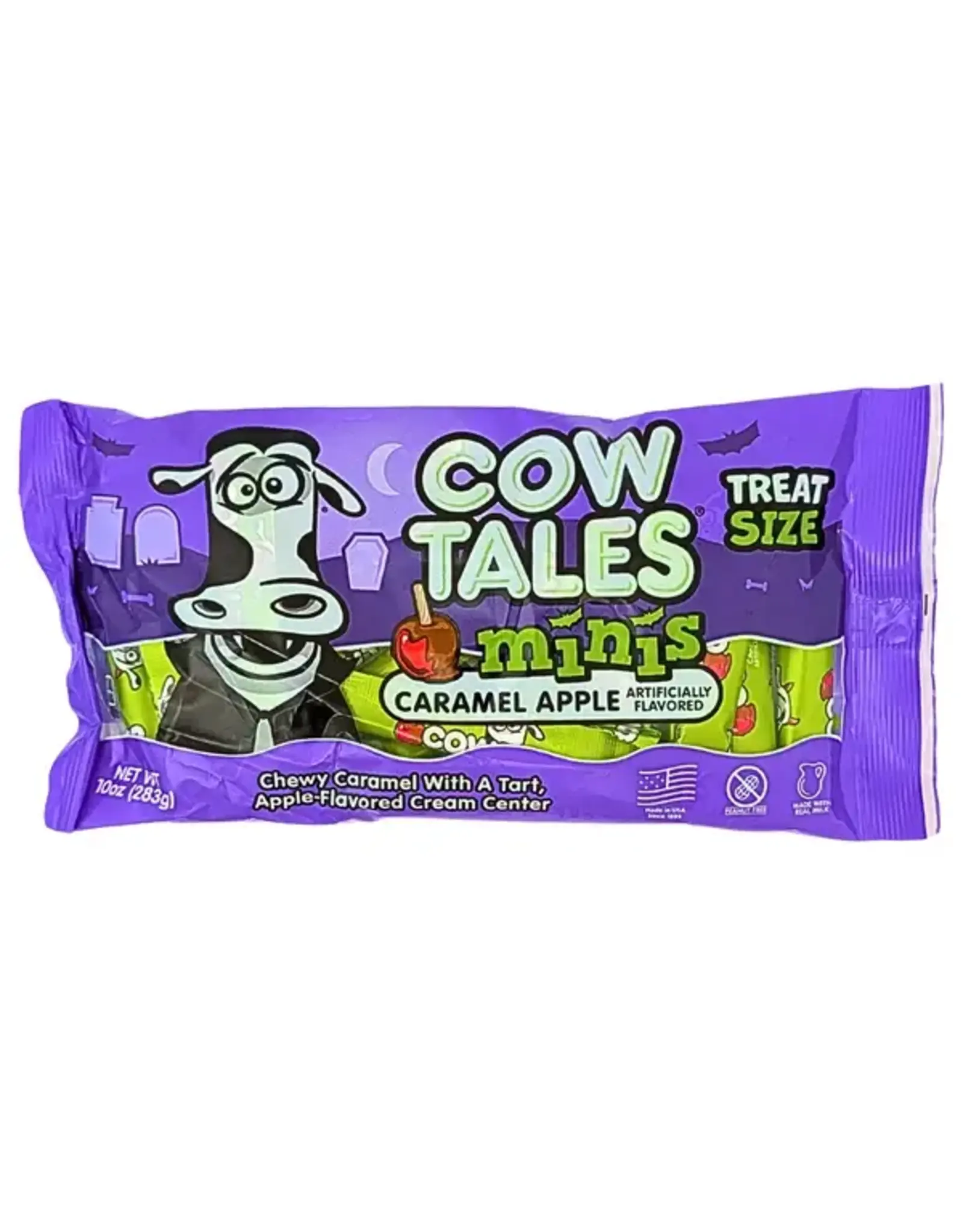 Halloween Cow Tales Minis Caramel Apple 10oz