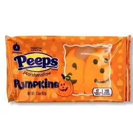 Peeps Marshmallow Pumpkins Three Pack Halloween 1.5oz