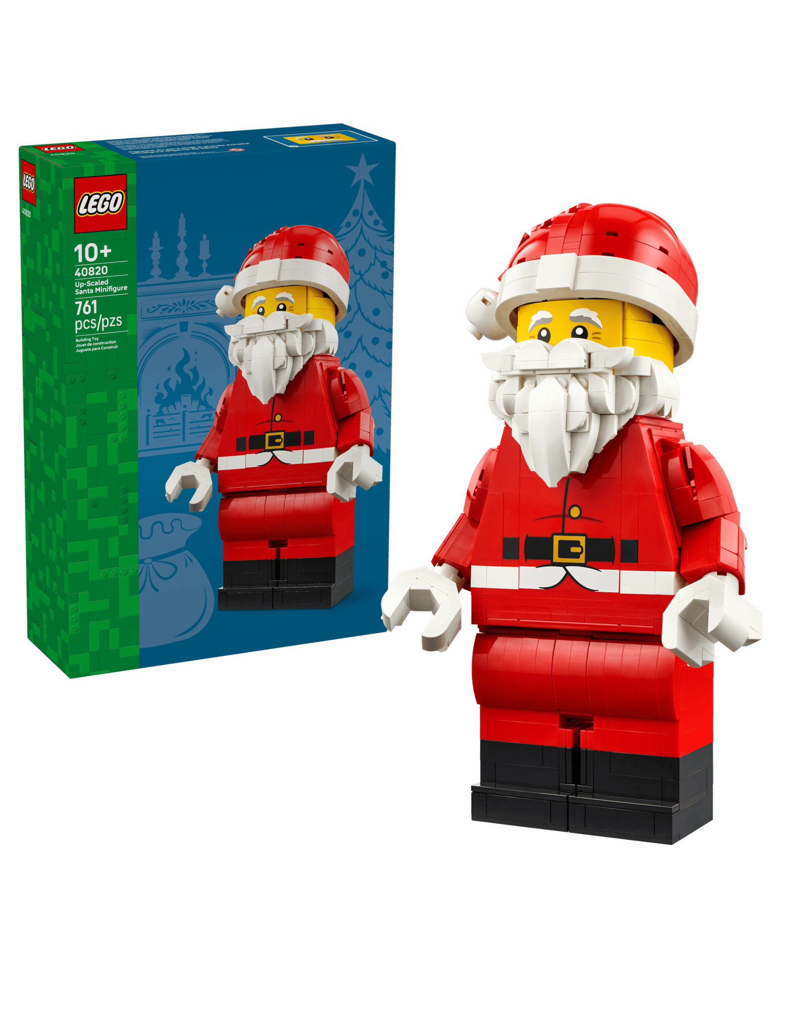 Lego Up-Scaled Santa Minifigure