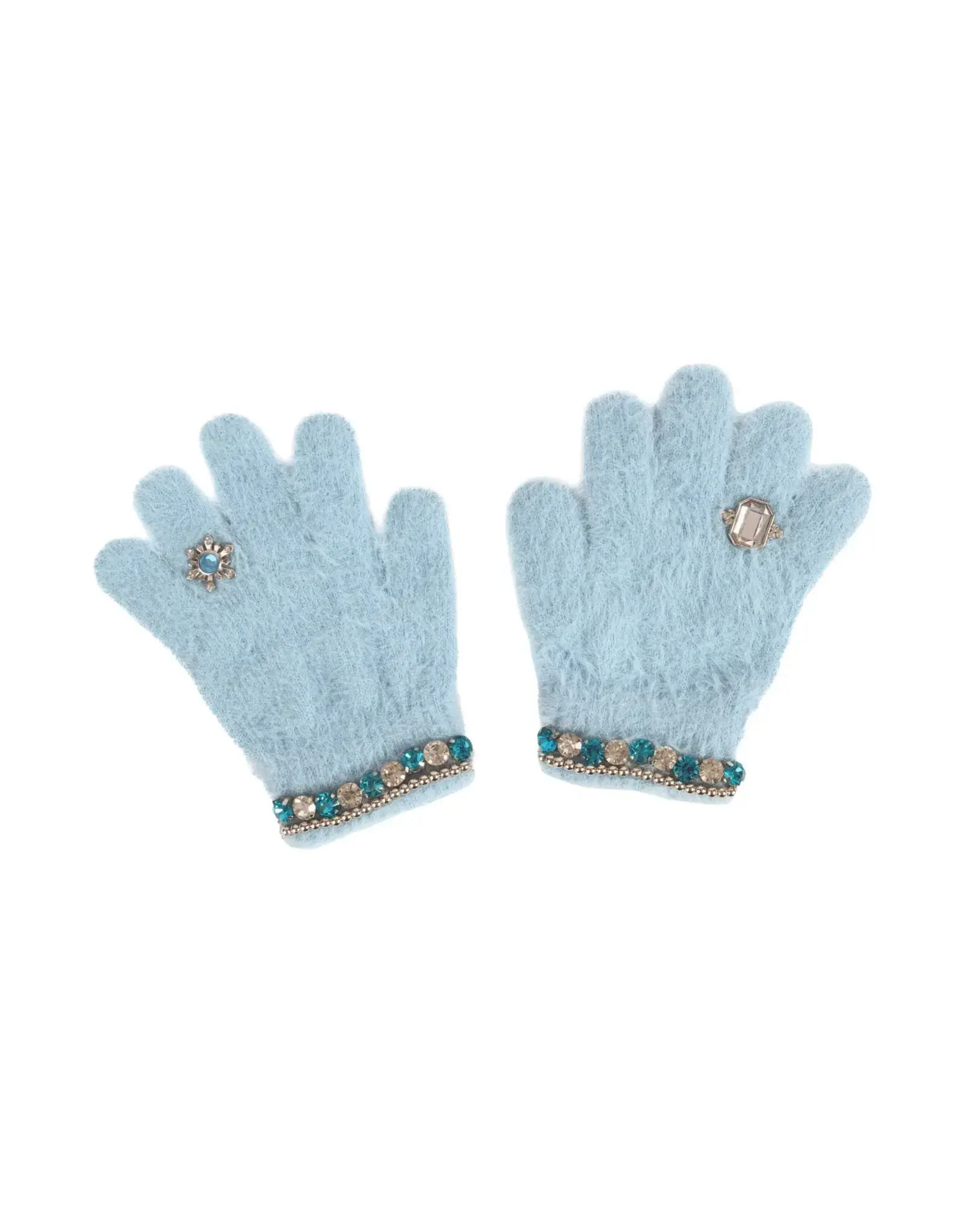 Great Pretenders Light Blue Boujee Bijou Gloves
