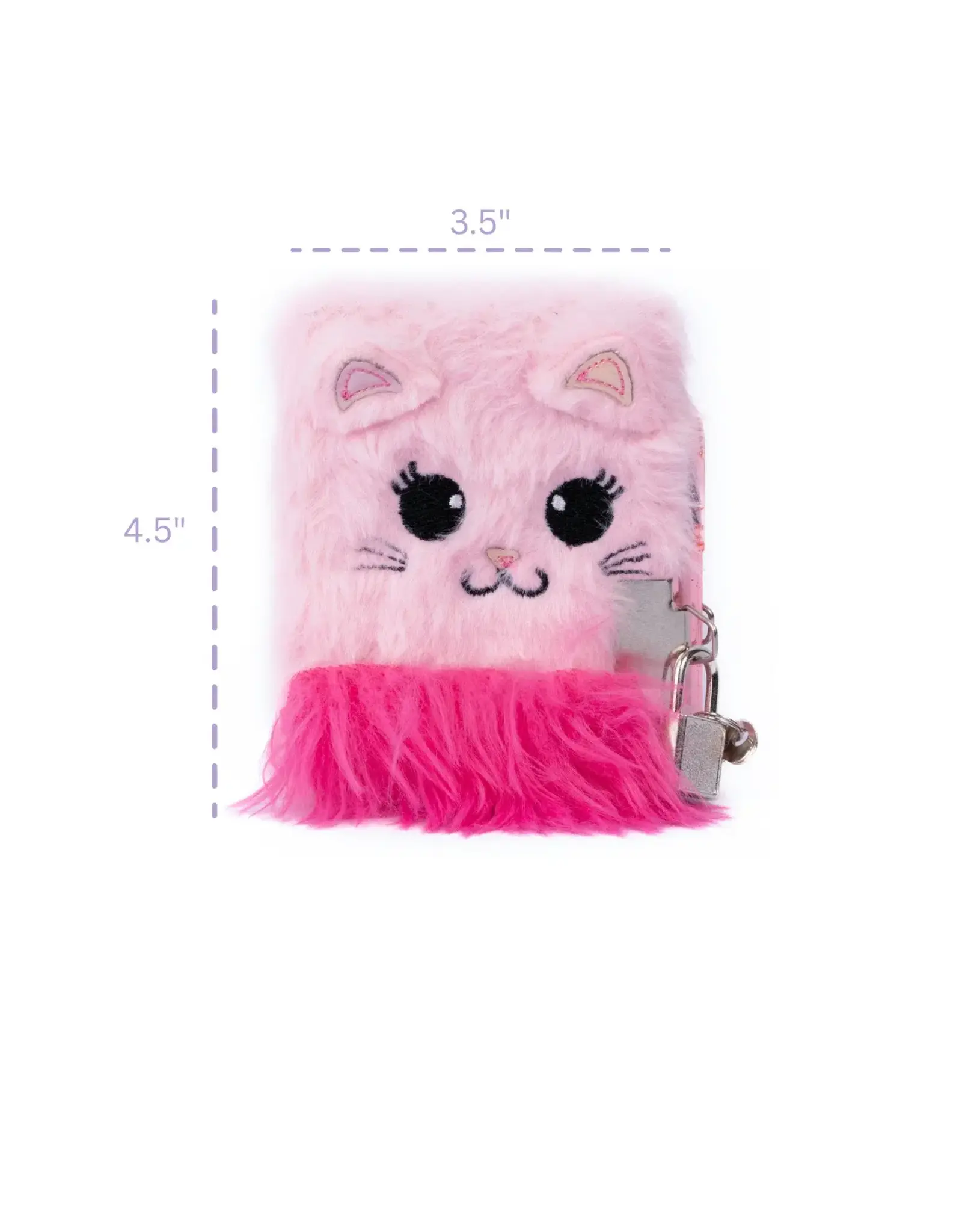 Great Pretenders Kitty Furry Friends Journal with Lock & Pen