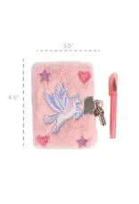 Great Pretenders Amazing Alicorn Mini Furry Journal Lock & Pen