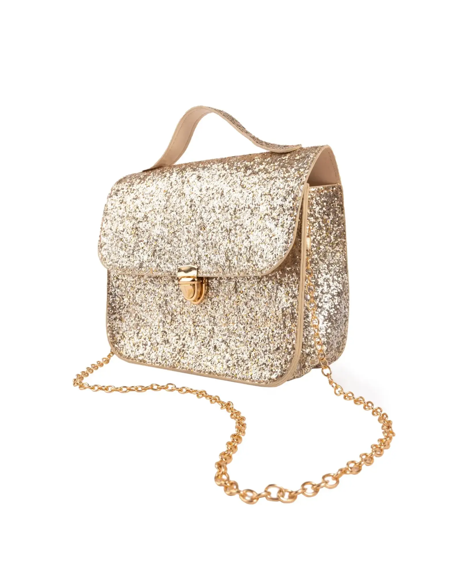 Great Pretenders Gold Skyline Sparkle Party Purse