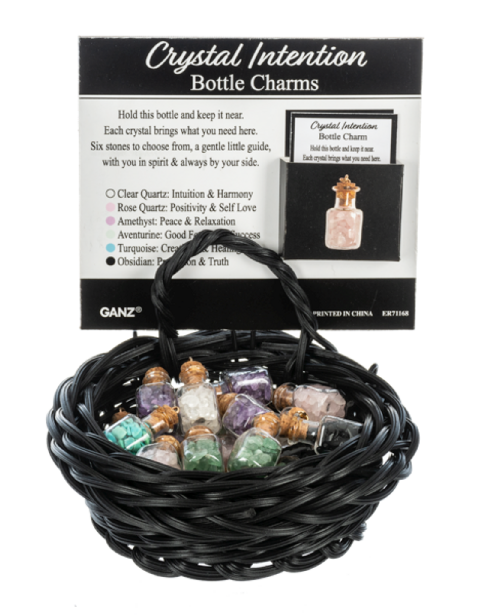 Ganz Crystal Intention Bottle Charm