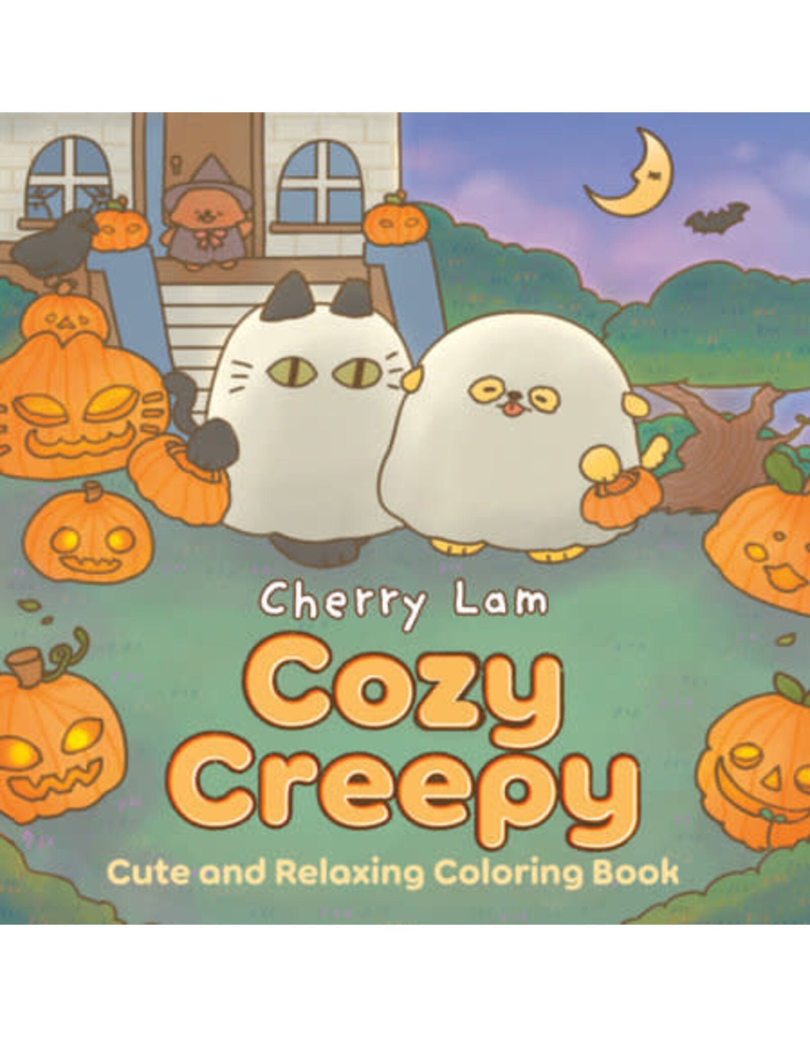 Cozy Creepy Cute and Relaxing Coloring Book [A Halloween Coloring Book]