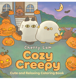 Cozy Creepy Cute and Relaxing Coloring Book [A Halloween Coloring Book]