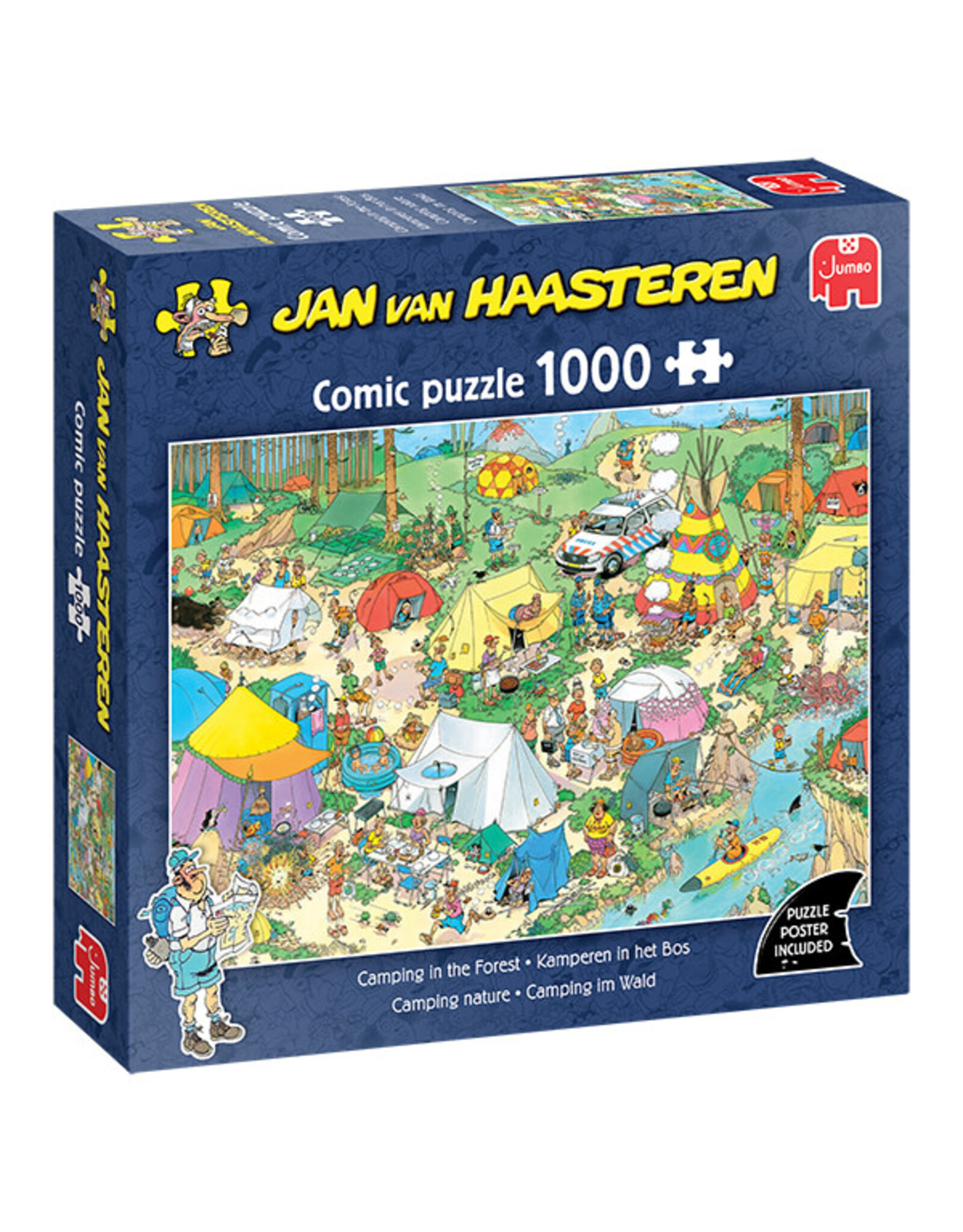 Jumbo Camping in the Forest, Jan van Haasteren 1000pc