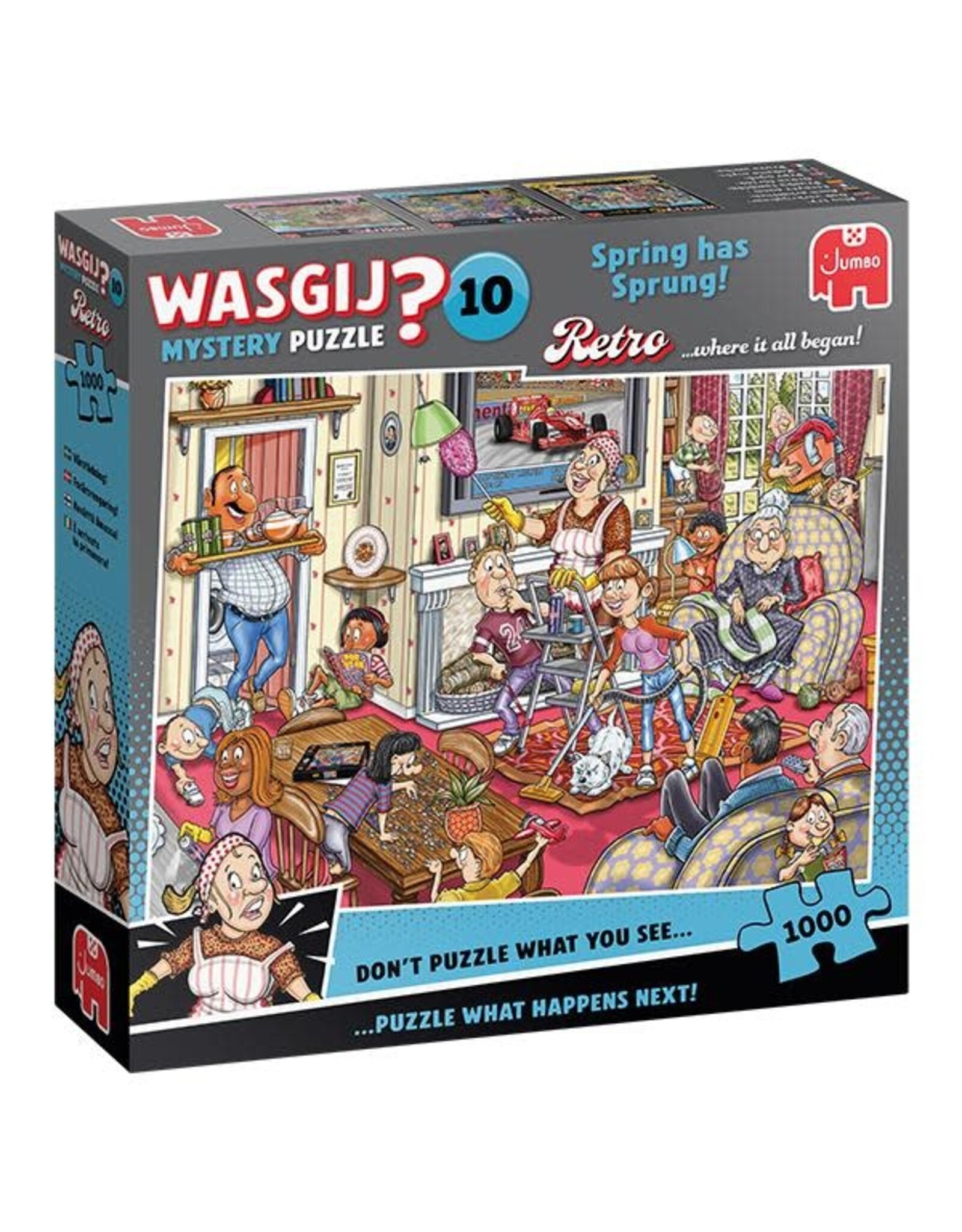 Jumbo Wasgij Mystery Retro #10 - Spring has Sprung! 1000pc