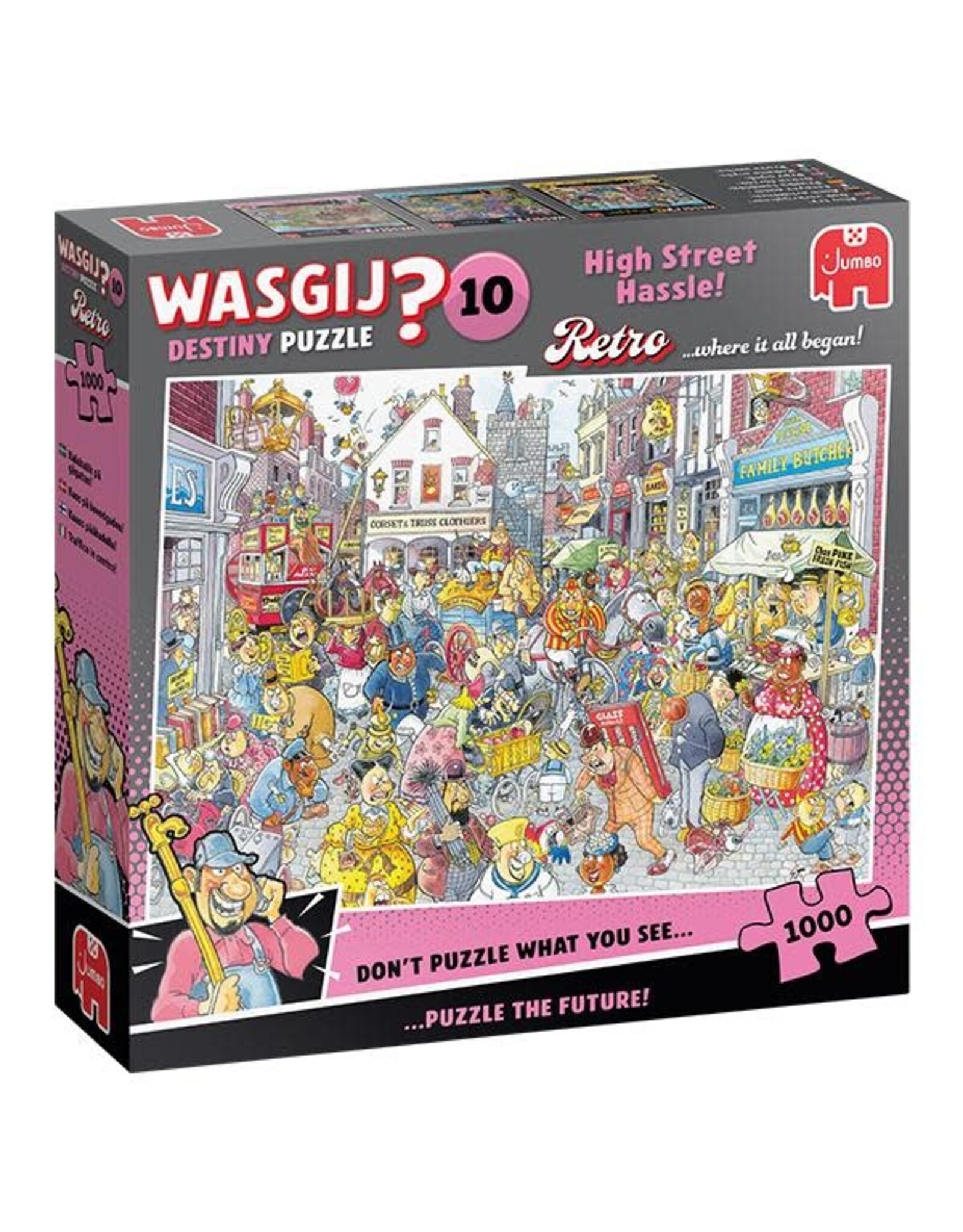 Jumbo Wasgij Destiny Retro #10 - High Street Hassle! 1000pc