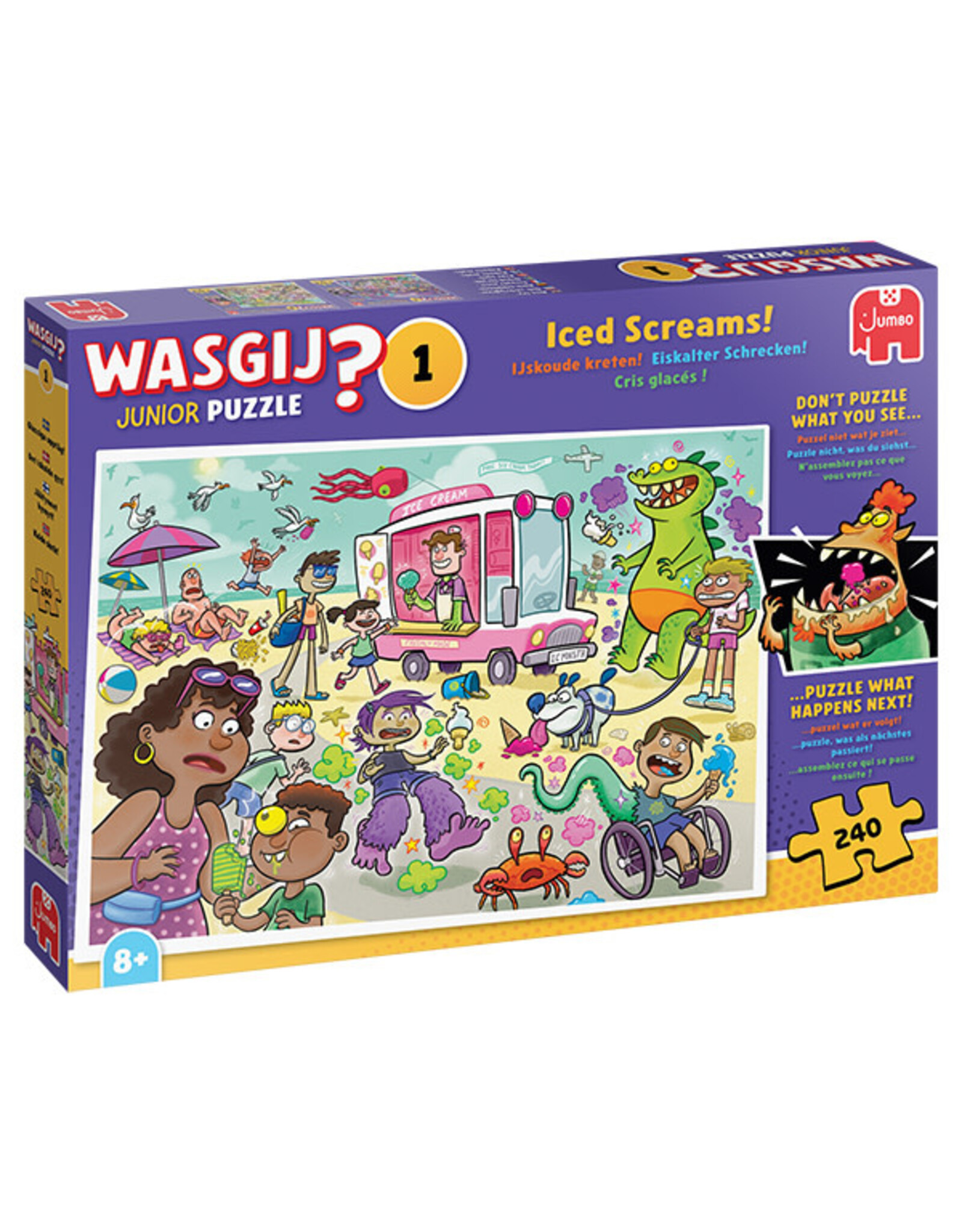 Jumbo Wasgij Junior #1 - Iced Screams! 240pc