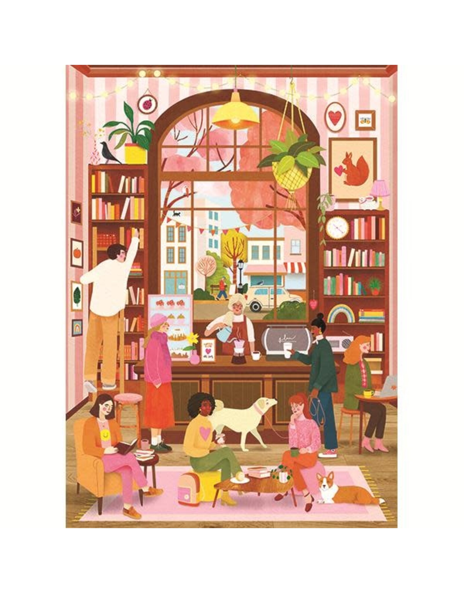 The Cozy Bean Café, L. Lhuilier 1000pc