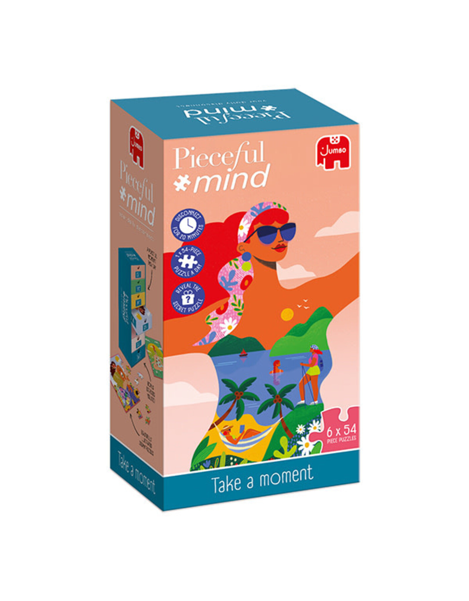 Jumbo Take a Moment - 6x54pc Puzzles & Color Activity