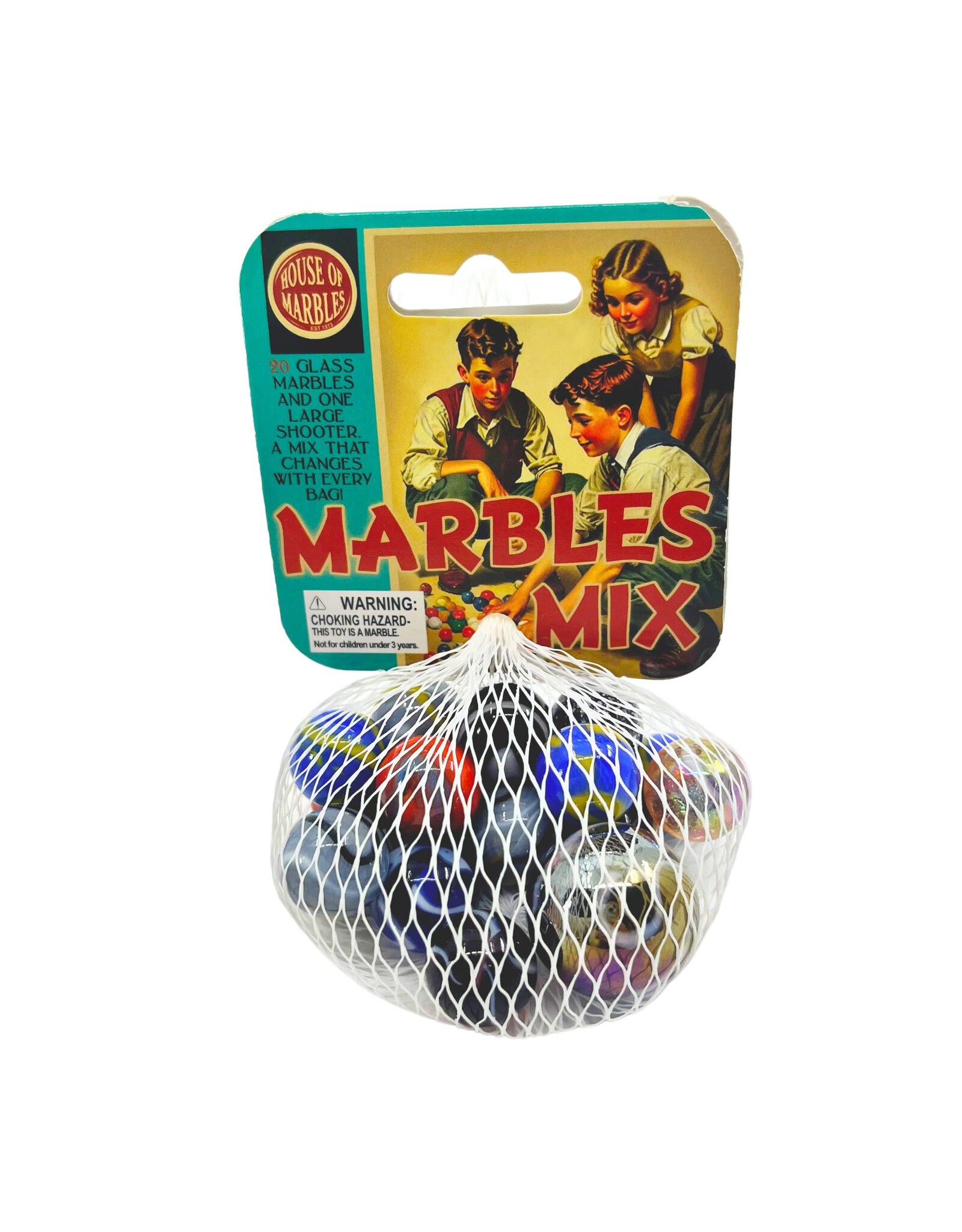 House of Marbles Marbles Mix Net Bag of Marbles