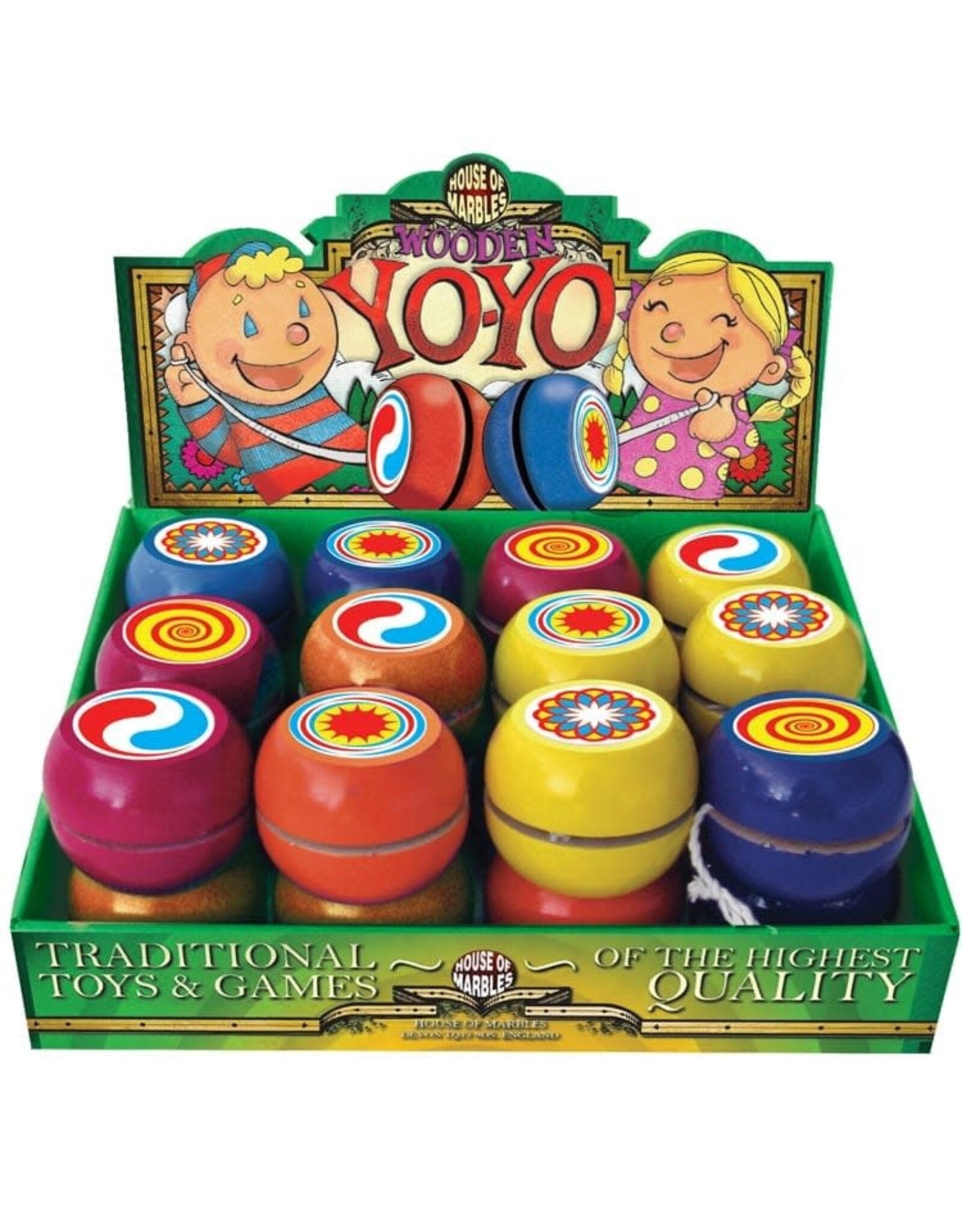 House of Marbles Wooden Yo Yo Assorted
