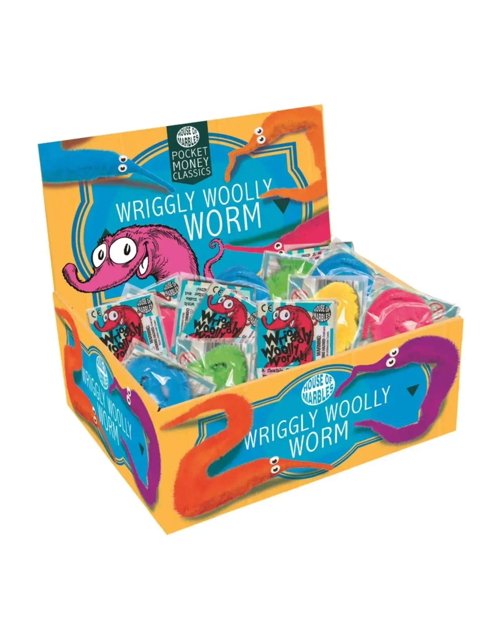 House of Marbles Wriggly Woolly Worms Assorted