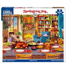 White Mountain Puzzles Thanksgiving Day 1000pc