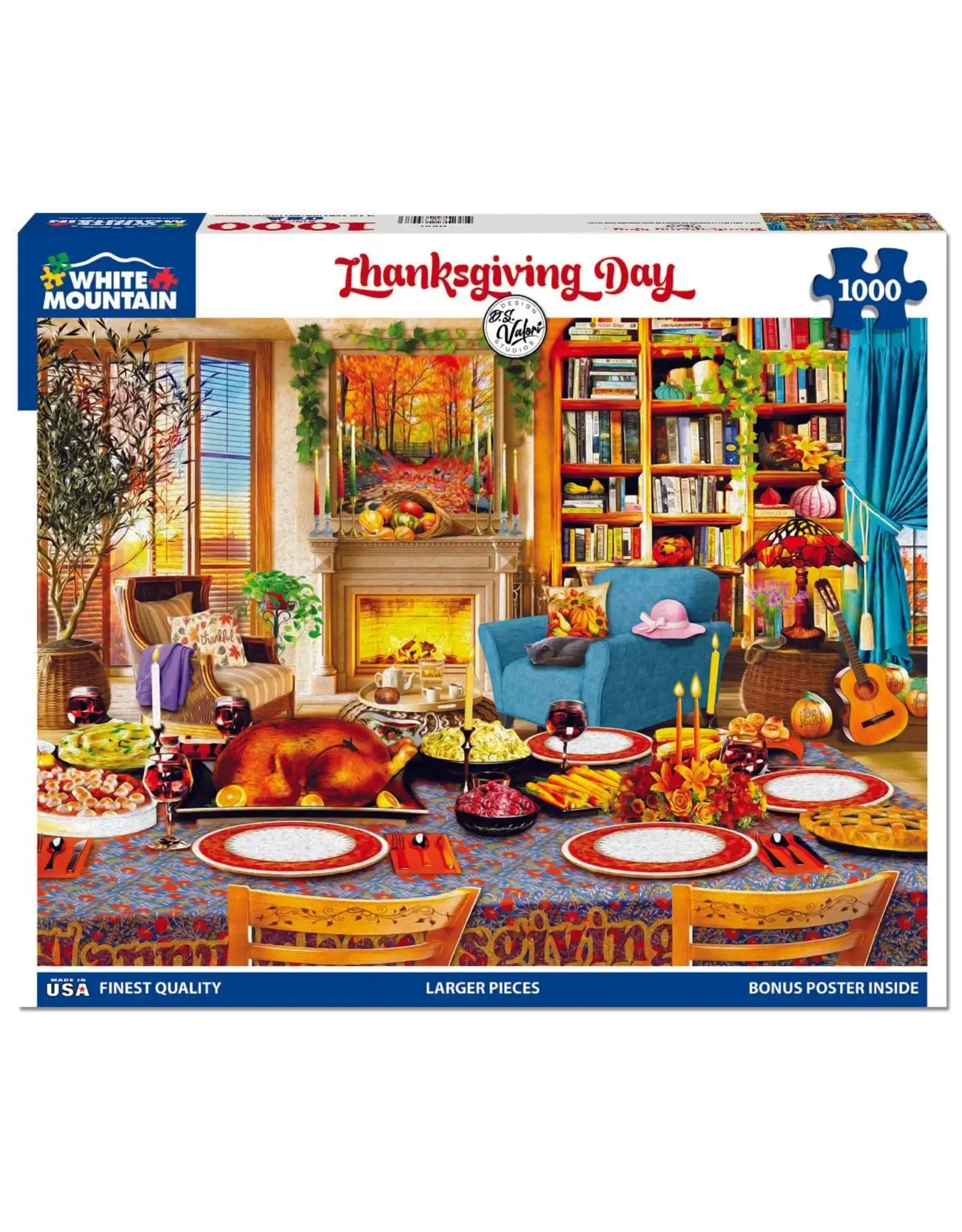 White Mountain Puzzles Thanksgiving Day 1000pc