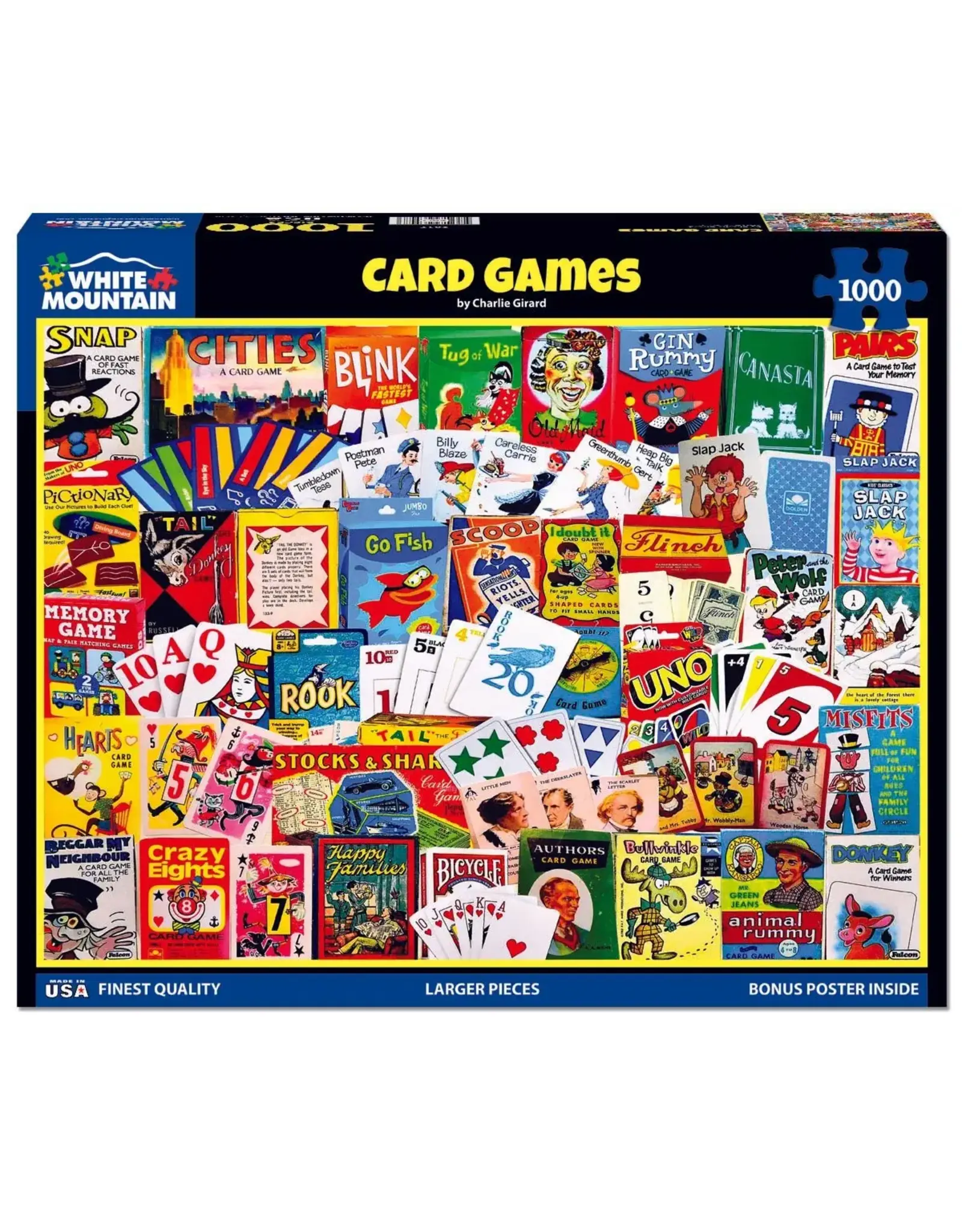 White Mountain Puzzles Card Games 1000pc