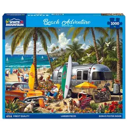 White Mountain Puzzles Beach Adventure 1000pc