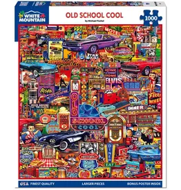 White Mountain Puzzles Old School Cool 1000pc