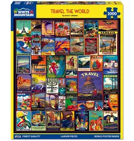 White Mountain Puzzles Travel The World 1000pc