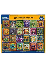 White Mountain Puzzles Halloween Crochet 1000pc
