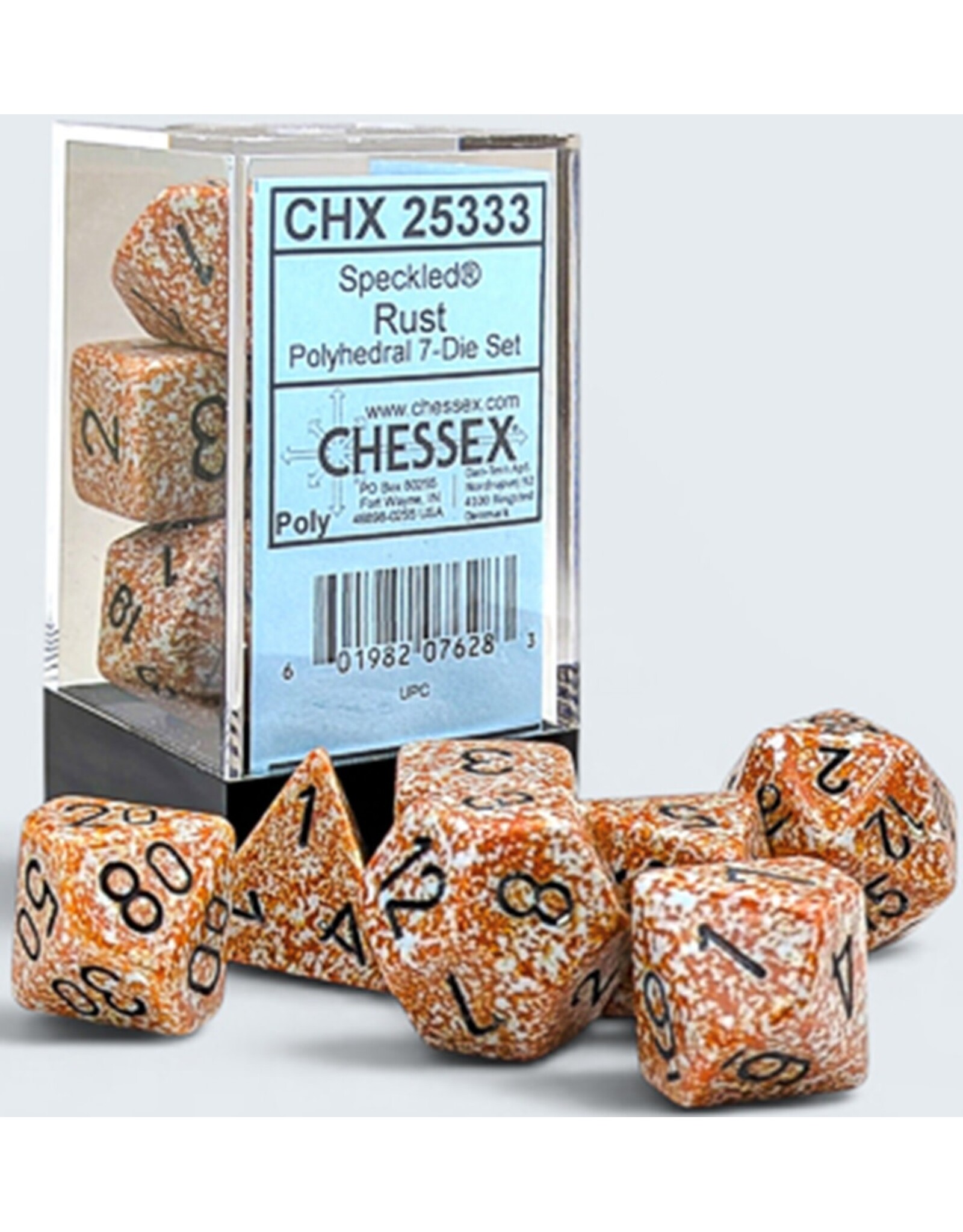 Speckled - Rust Polyhedral 7-Die Set