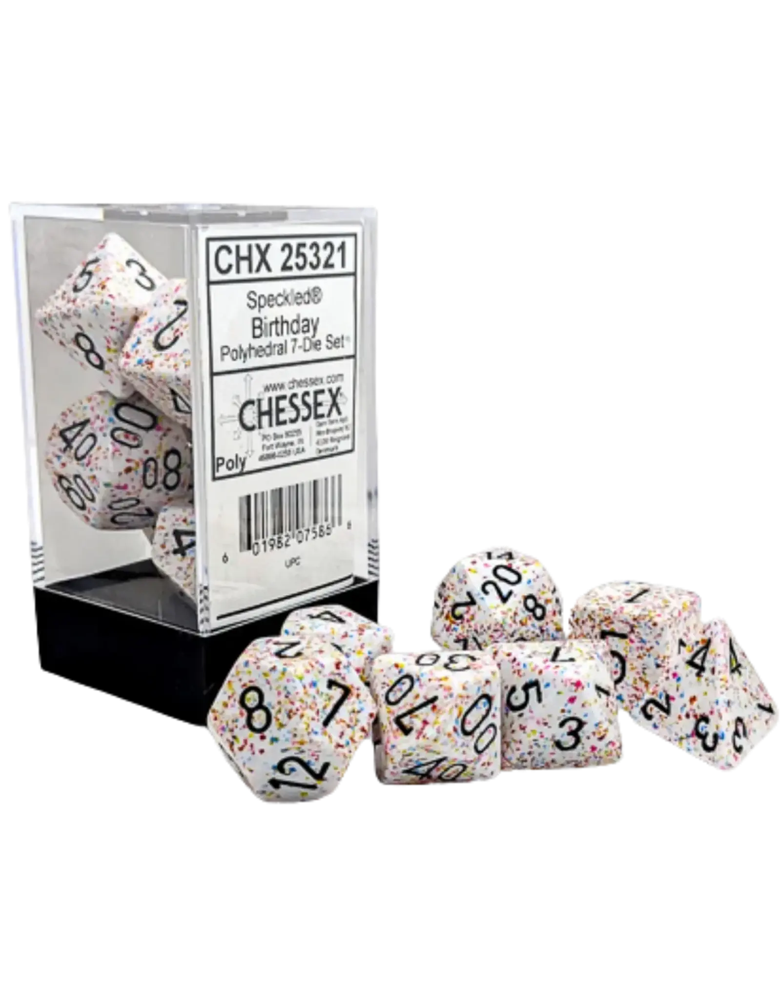 Speckled - Birthday Polyhedral 7-Die Set