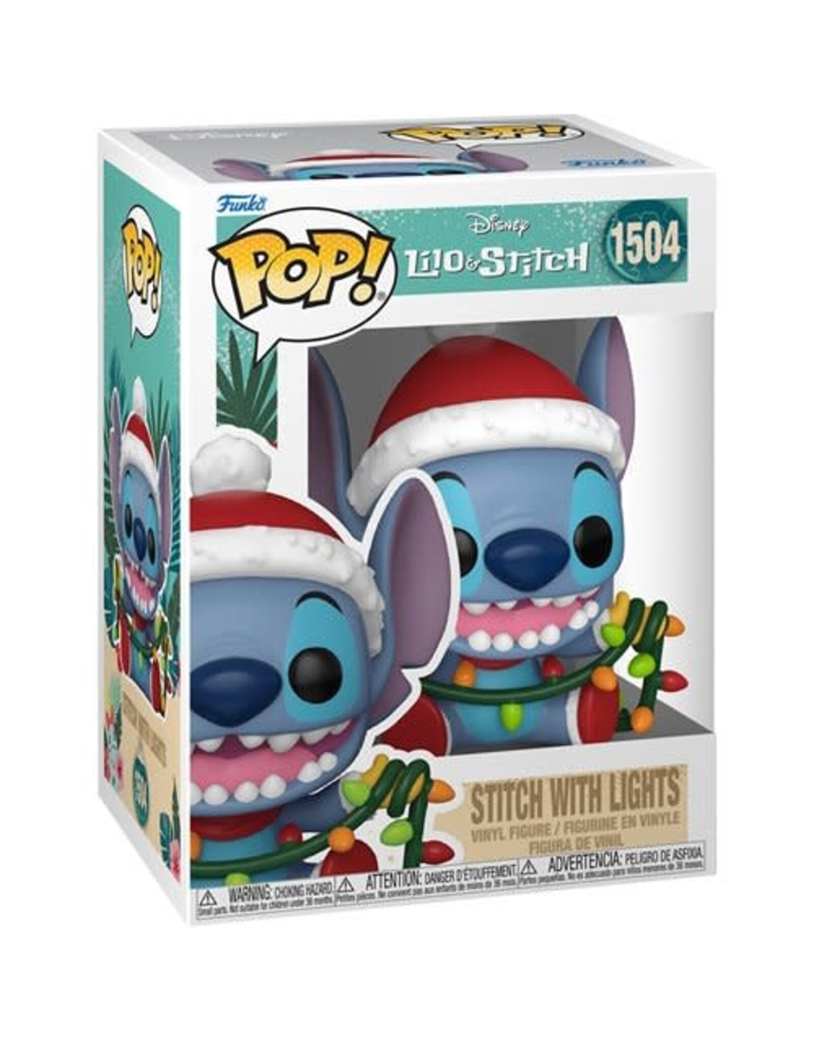 Funko Pop Vinyl Lilo & Stitch Holiday Stitch with Lights