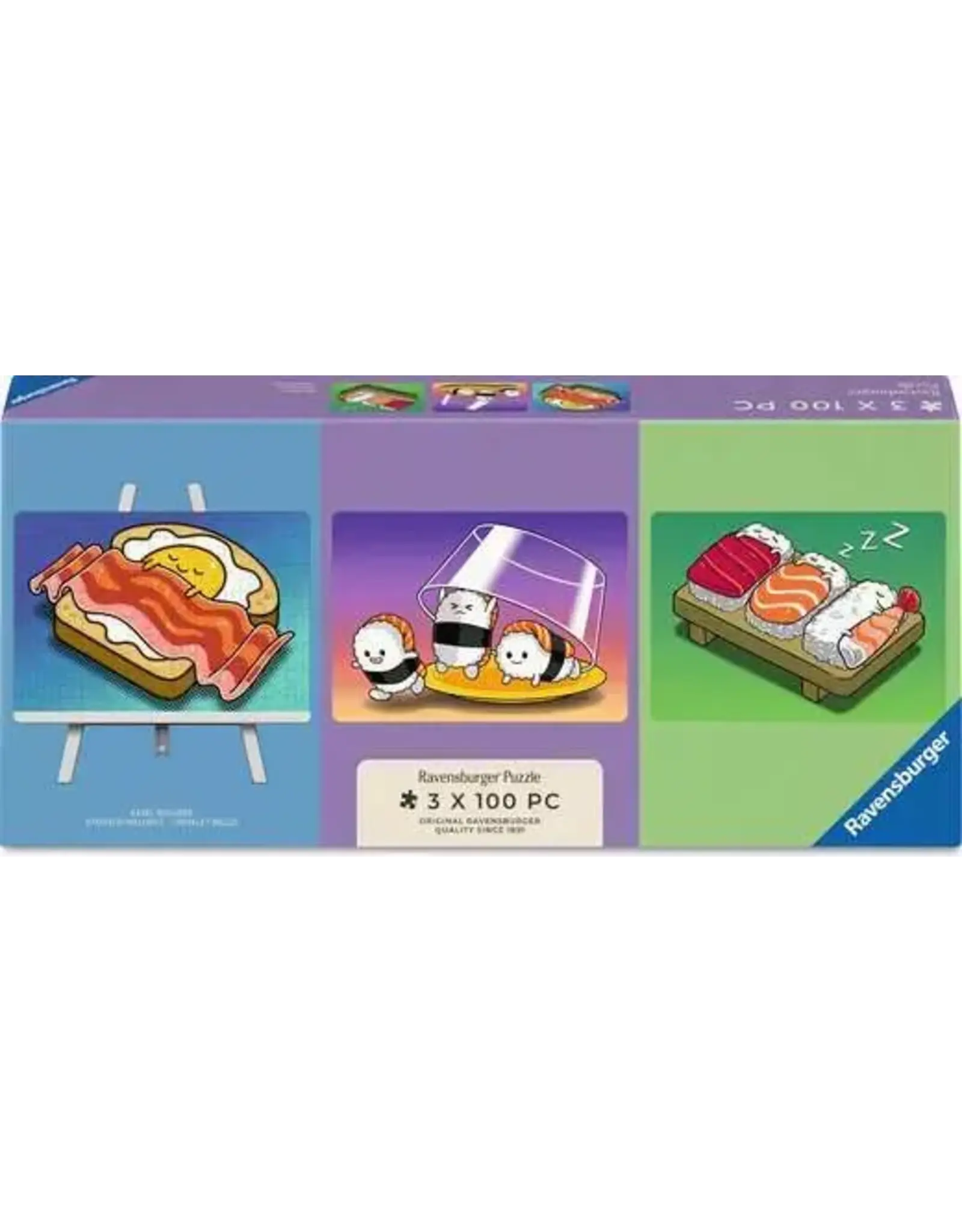 Ravensburger Kawaii Breakfast, Lunch & Dinner 3x100pc