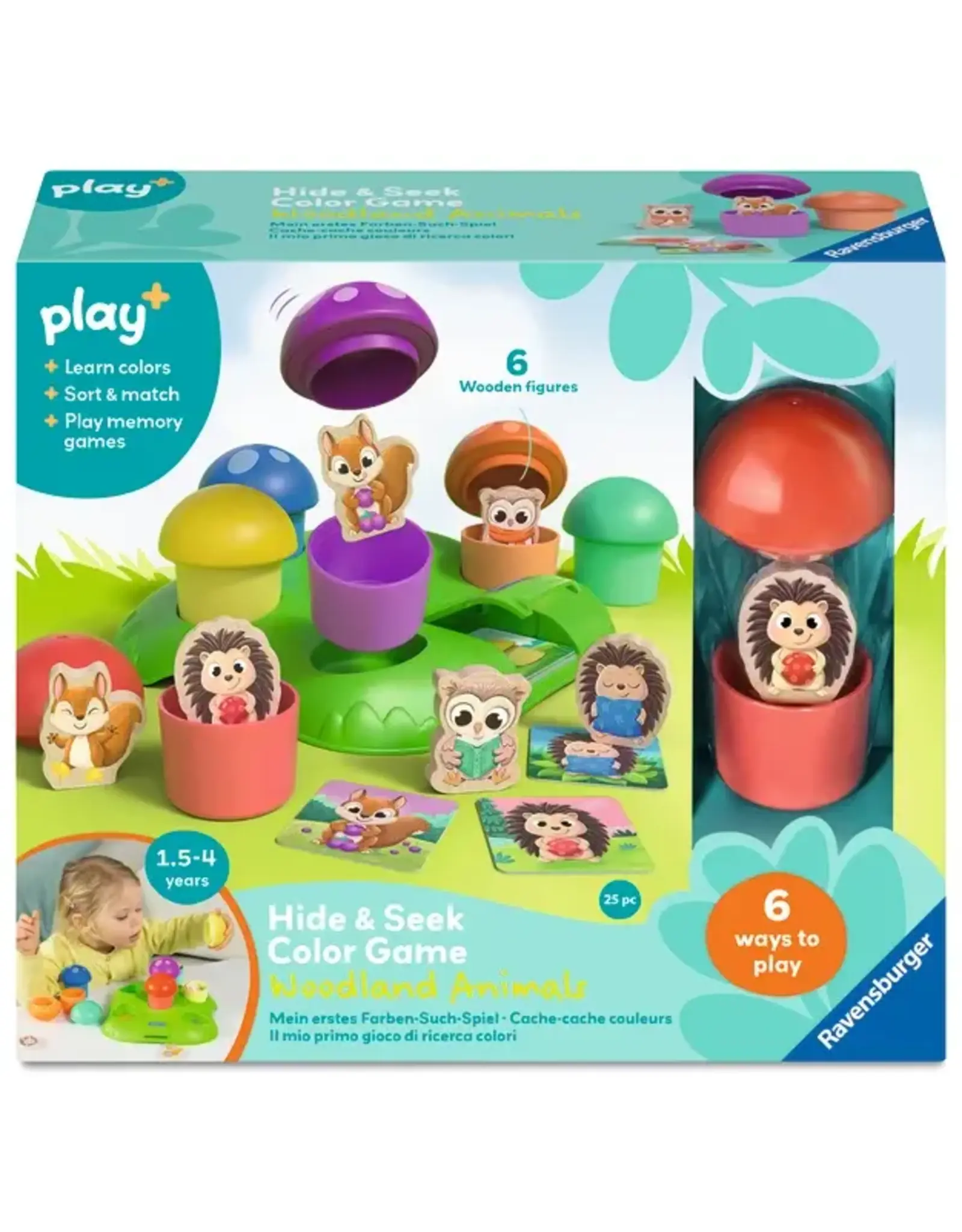 Ravensburger Hide & Seek Colour Game: Woodland Animals