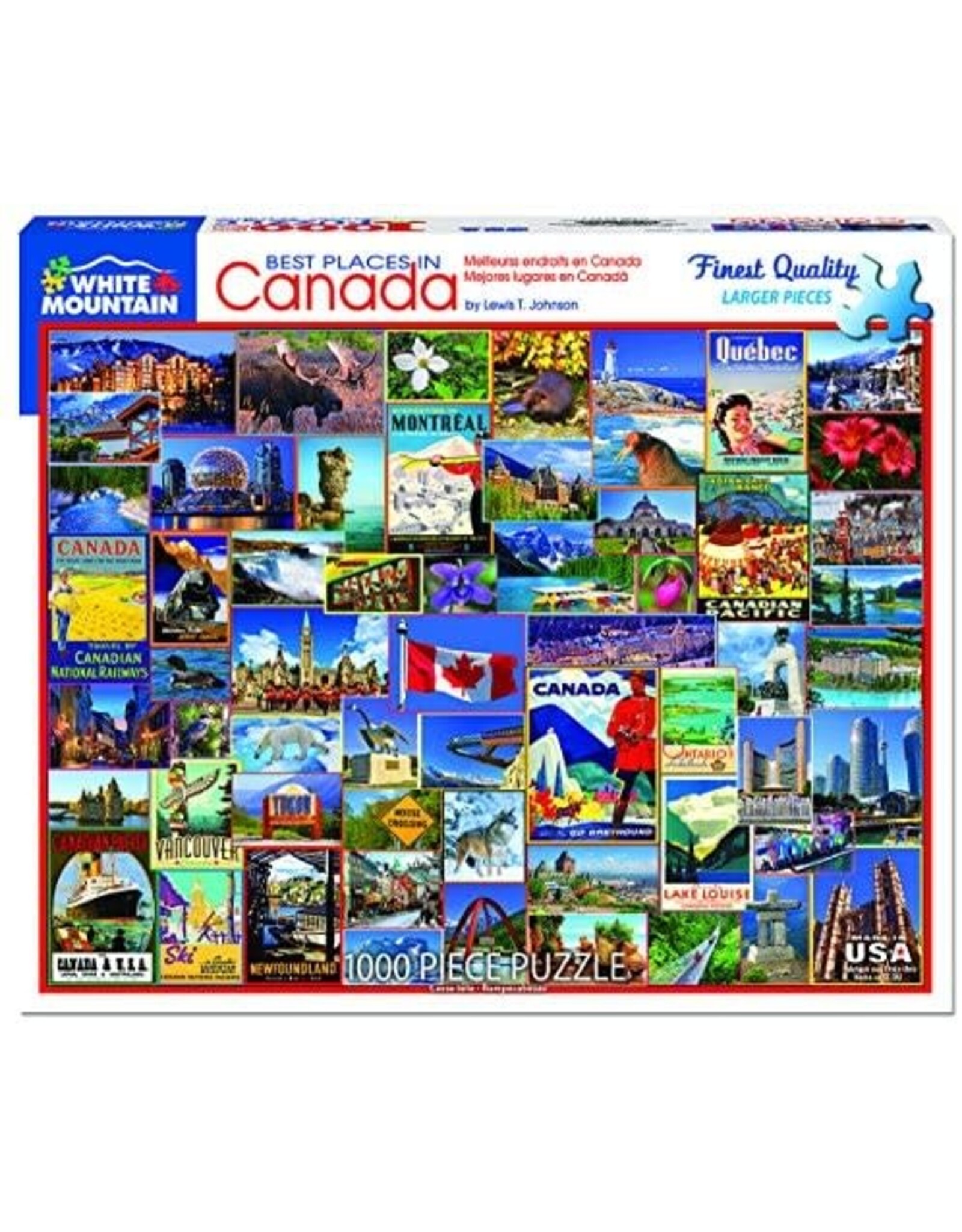 White Mountain Puzzles Best Places in Canada 1000pc