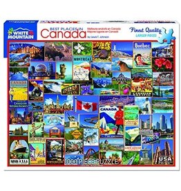 White Mountain Puzzles Best Places in Canada 1000pc