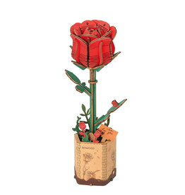 Robotime DYI Red Rose