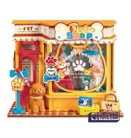 Robotime DIY Pawfect Pet Shop Mini Store