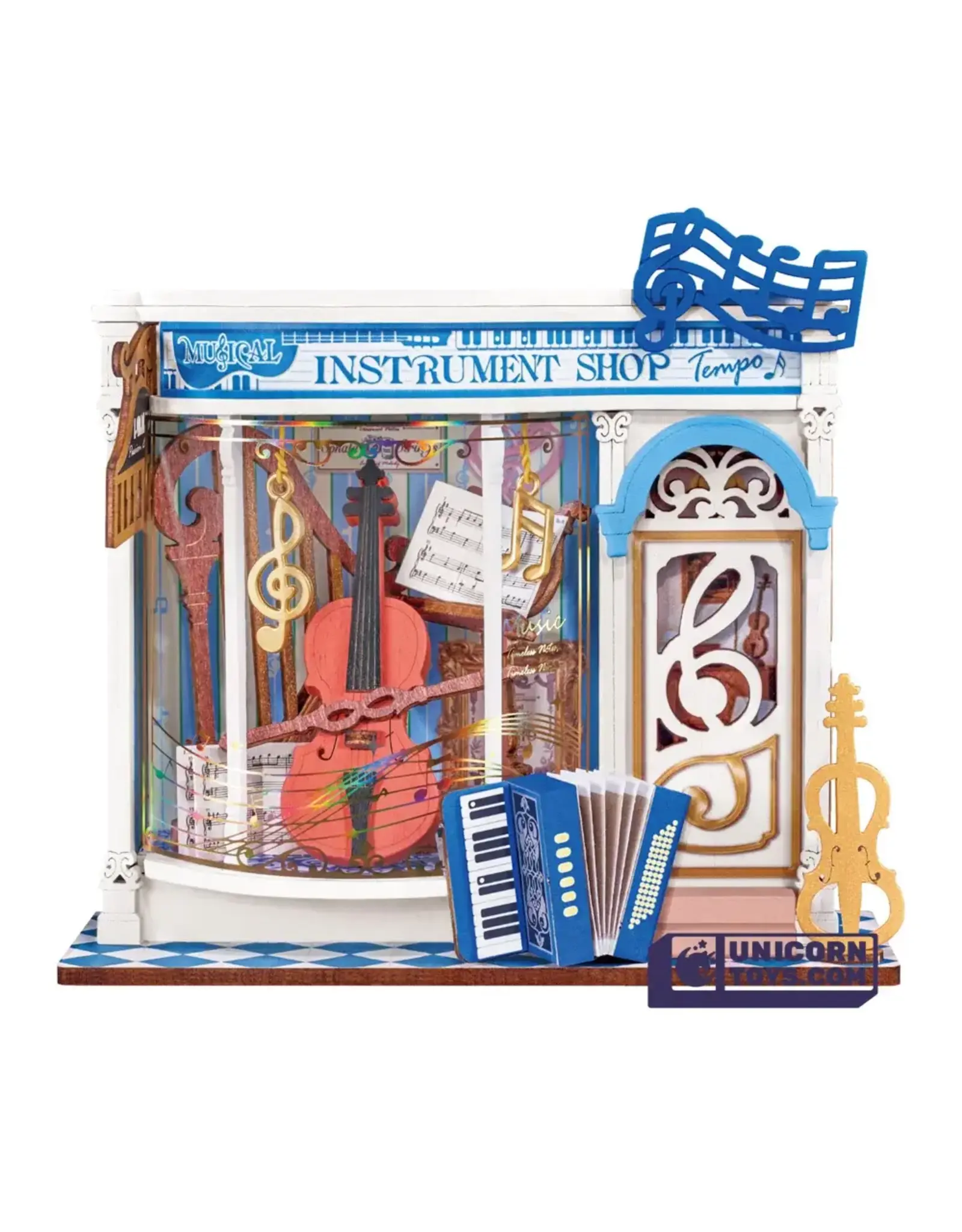 Robotime DIY Melody Instrument Shop Mini Store