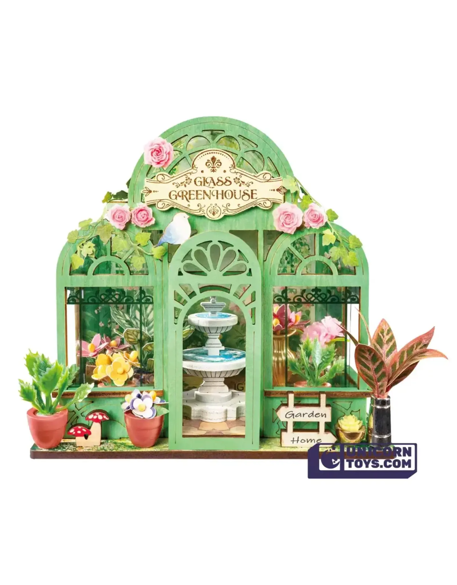 Robotime DIY Green Fountain Garden Mini Store