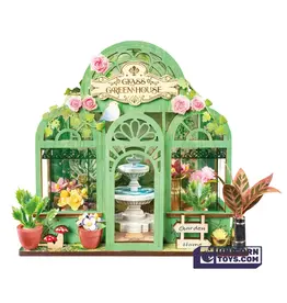 Robotime DIY Green Fountain Garden Mini Store