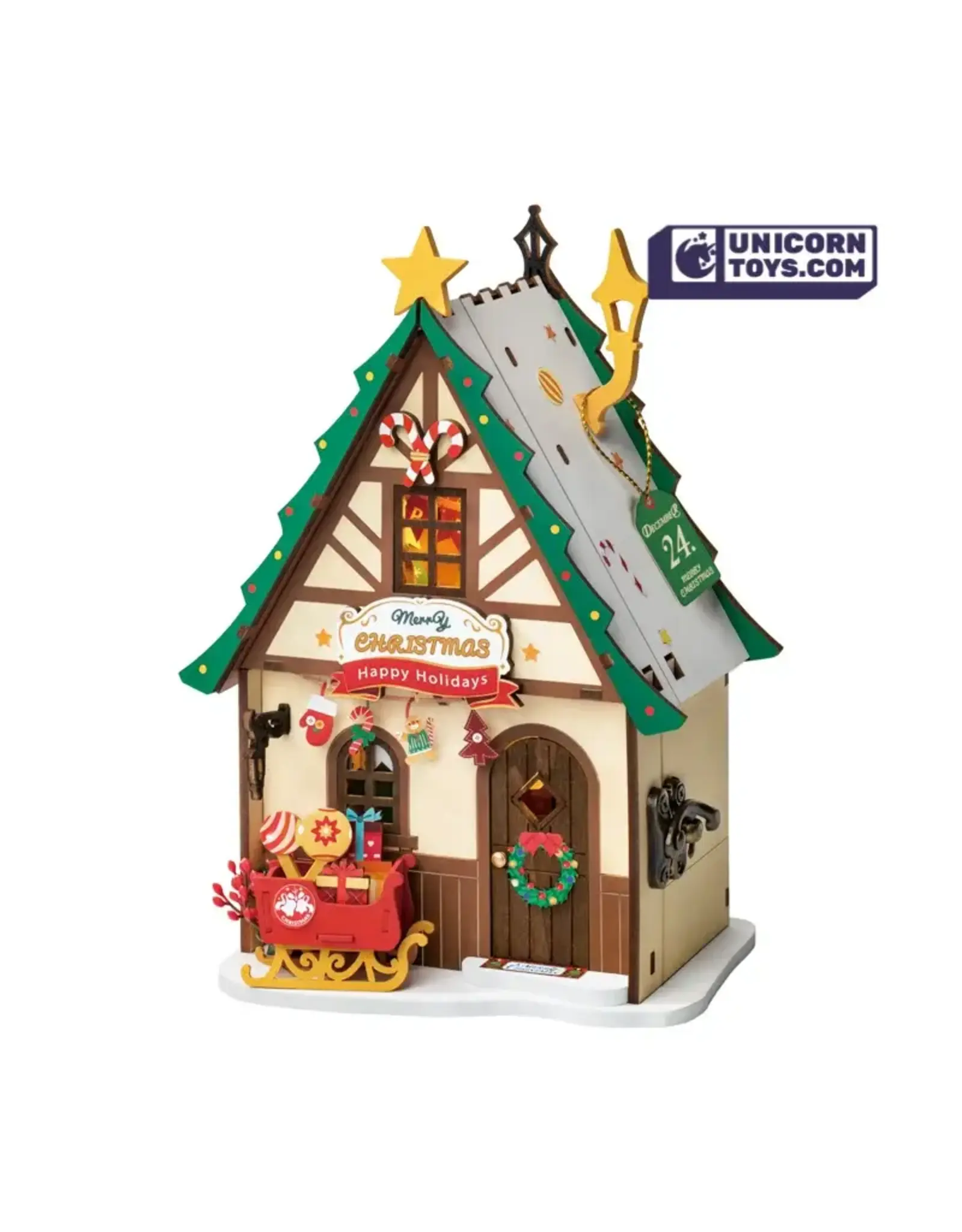 Robotime DIY Twinkling Christmas House