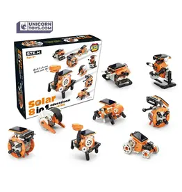 8 in 1 Solar Educational Robot Kit